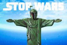 Load image into Gallery viewer, Stop Wars Bronze (smaller size) by We Art Doing *Pre-Order*