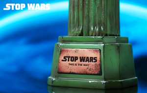 Stop Wars Plus Bronze (larger size) by We Art Doing *Pre-Order*