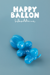 Happy Balloon Dog  BLUEPIPIER x whatshisname x Moe Double Small Blind Box Figure *Pre-Order*