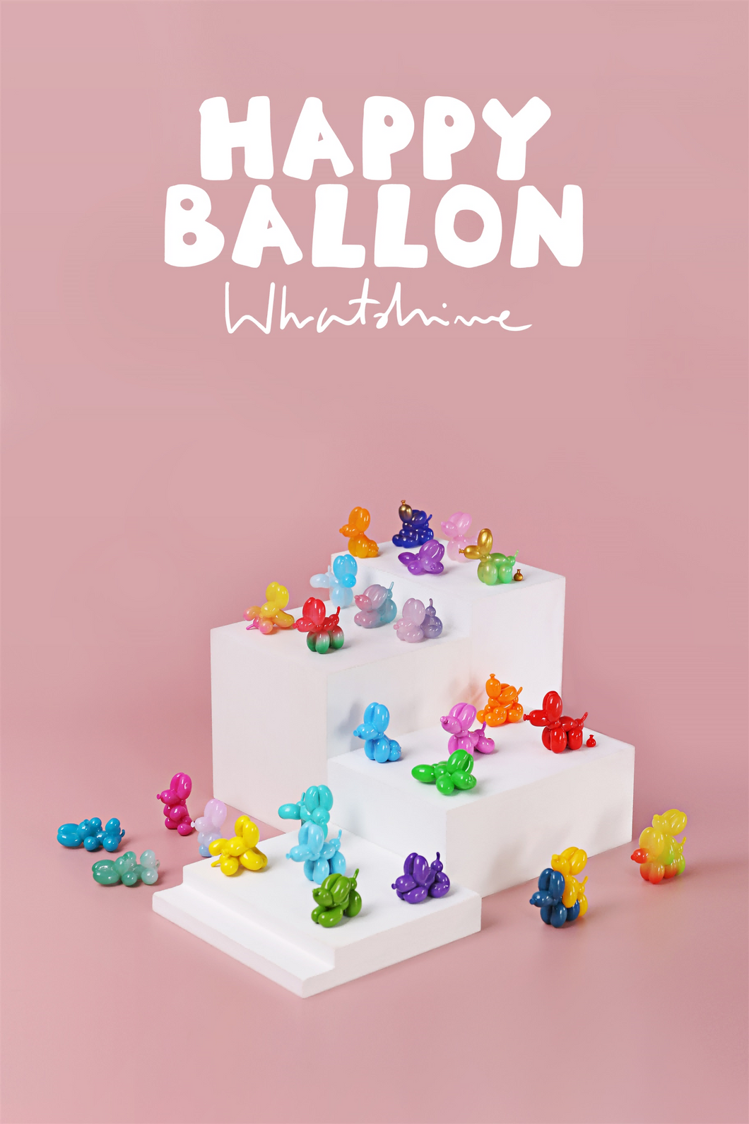 Happy Balloon Dog  BLUEPIPIER x whatshisname x Moe Double Small Blind Box Figure *Pre-Order*