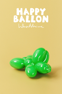 Happy Balloon Dog  BLUEPIPIER x whatshisname x Moe Double Small Blind Box Figure *Pre-Order*