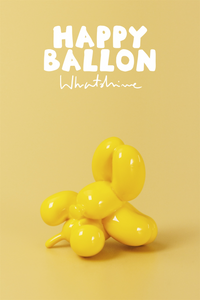 Happy Balloon Dog  BLUEPIPIER x whatshisname x Moe Double Small Blind Box Figure *Pre-Order*