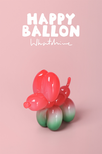 Happy Balloon Dog  BLUEPIPIER x whatshisname x Moe Double Small Blind Box Figure *Pre-Order*