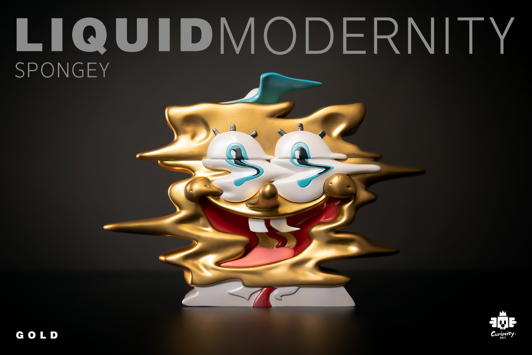 Liquid Modernity - Spongey Gold Plus (Larger Size) by We Art Doing *Pre-Order*