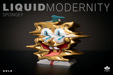 Liquid Modernity - Spongey Gold by We Art Doing *Pre-Order* (Smaller Size)