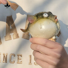 Load image into Gallery viewer, JXK-Pufferfish Ice Cream Figurine by JXK *Pre-Order*