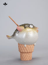 Load image into Gallery viewer, JXK-Pufferfish Ice Cream Figurine by JXK *Pre-Order*