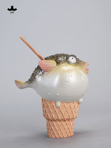 JXK-Pufferfish Ice Cream Figurine by JXK *Pre-Order*