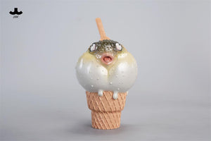 JXK-Pufferfish Ice Cream Figurine by JXK *Pre-Order*