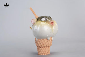 JXK-Pufferfish Ice Cream Figurine by JXK *Pre-Order*