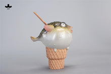 Load image into Gallery viewer, JXK-Pufferfish Ice Cream Figurine by JXK *Pre-Order*