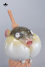 Load image into Gallery viewer, JXK-Pufferfish Ice Cream Figurine by JXK *Pre-Order*