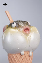 Load image into Gallery viewer, JXK-Pufferfish Ice Cream Figurine by JXK *Pre-Order*