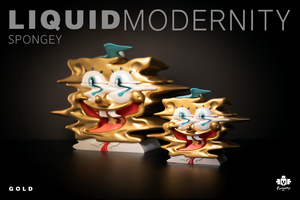 Liquid Modernity - Spongey Gold Plus (Larger Size) by We Art Doing *Pre-Order*