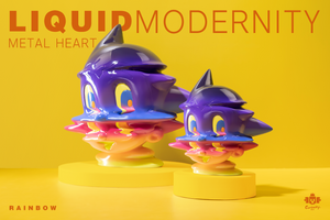 Liquid Modernity - Metal Heart Rainbow Plus by We Art Doing *Pre-Order*