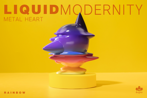 Liquid Modernity "Metal Heart Rainbow" by We Art Doing *Pre-Order*