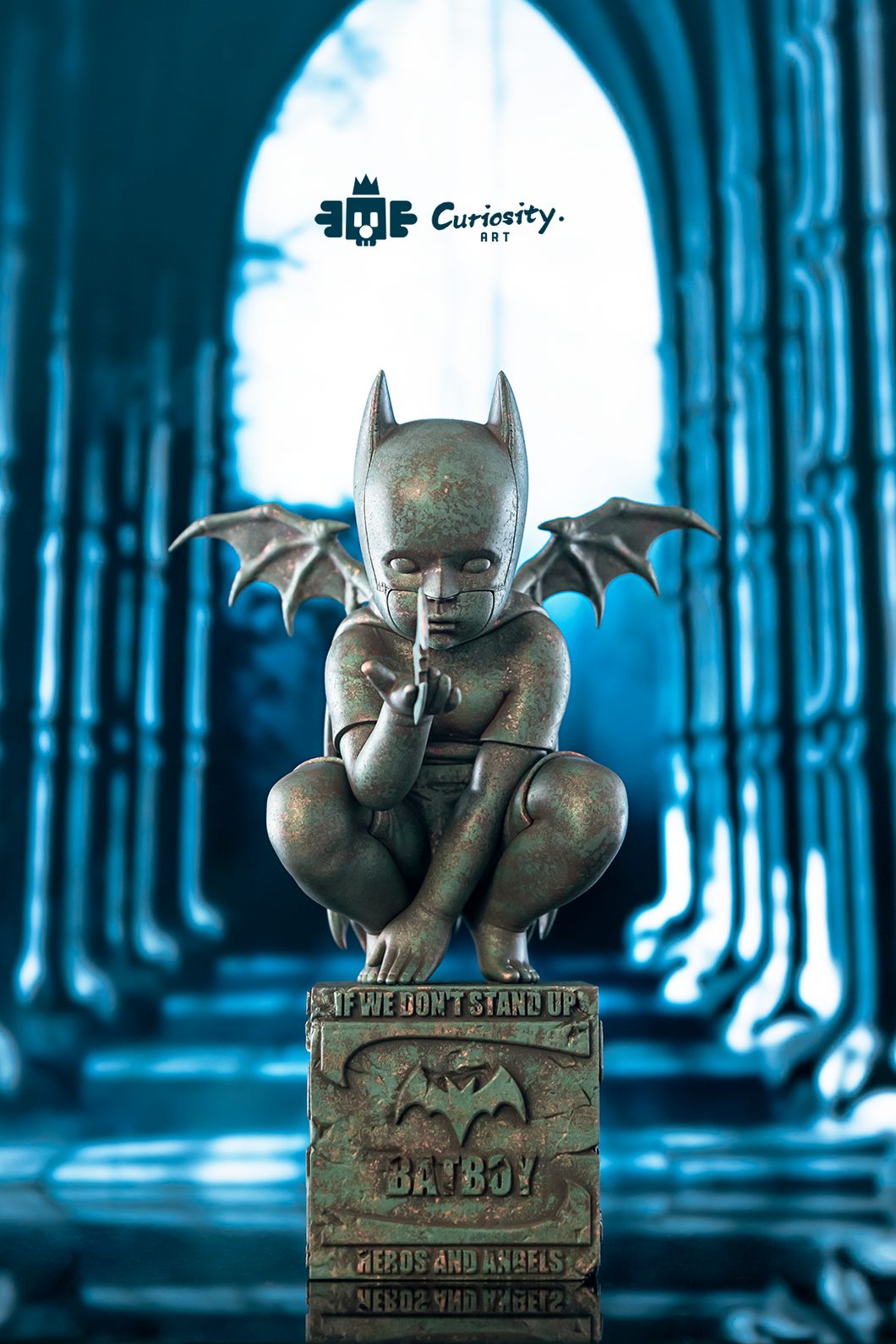 Angel Boy - Little Bat Boy Bronze by We Art Doing *Pre-Order*