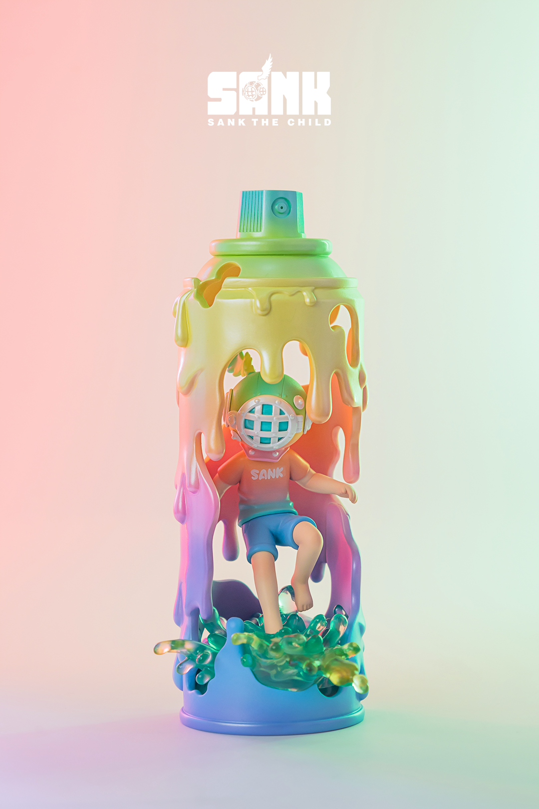 型-涂鸦浪潮-炫彩 Shape - Spray Can "Colorful" by Sank Toys *Pre-Order*