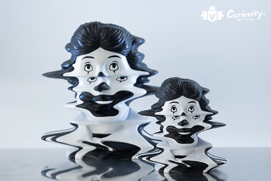 液态世界-消失的小丑 黑白 Plus Liquid Modernity - King of Fast Food Black Plus (bigger one）by We Art Doing *Pre-Order*