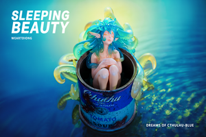 Sleeping Beauty "Dreams of Cthulhu" Blue by We Art Doing *Pre-Order*