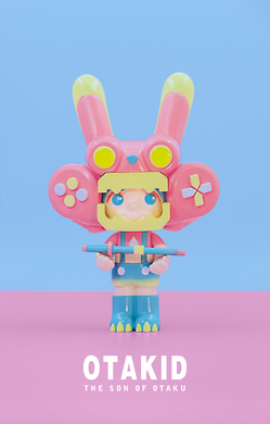 Otakid Game Bunny - Red by Sank Toys LE 80 pcs *In Stock*
