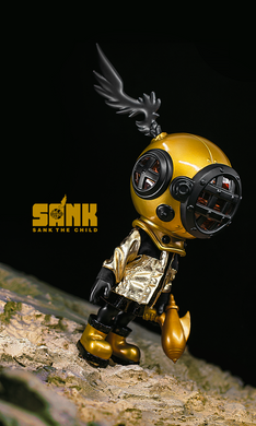 Little Sank Space Passengers - Gold (including a Toy Gun) by Sank Toys LE 199 *Pre-Order*