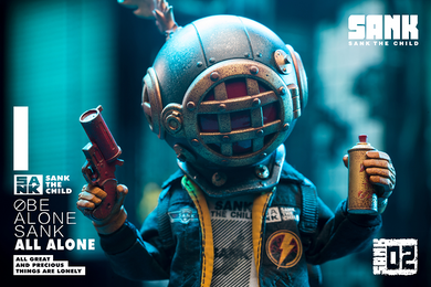 Sank - Sank The Child 02 Action Figure - Obsidian by Sank Toys *In Stock*