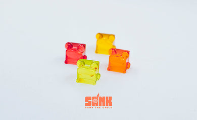 Sank Cube Series Candy Frog Set of 4 LE 83