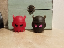 Load image into Gallery viewer, Valentine&#39;s 2 pack Red Hot and Chocolate Covered Strawberry Viking Ghoulz Mini&#39;s *Limited Edition of 30!