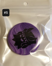 Load image into Gallery viewer, Acrylic Poured Viking Ghoulz Pop Sockets with Resin Coating