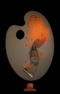 Sleeping Beauty of Color  - GITD Orange *In Stock* LE 199