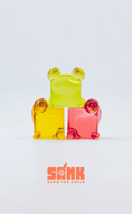 Sank Cube Series Candy Frog Set of 4 LE 83