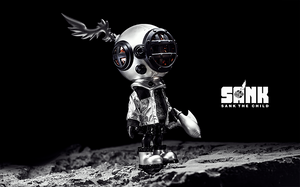 Little Sank Space Passengers - Silver (toy gun included) by Sank Toys *Pre-Order*