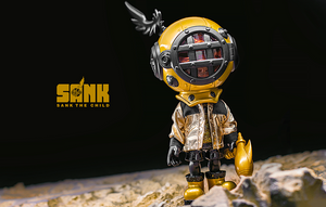 Little Sank Space Passengers - Gold (including a Toy Gun) by Sank Toys LE 199 *Pre-Order*