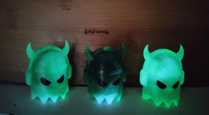 Viking Ghoulz Minis Emerald Swirl ECCC 2023 GITD