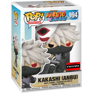 Funko Pop! Anime Naruto: Shippuden - Kakashi (ANBU) AA Anime Exclusive #994 w/Free 0.45mm Pop Shield Protector