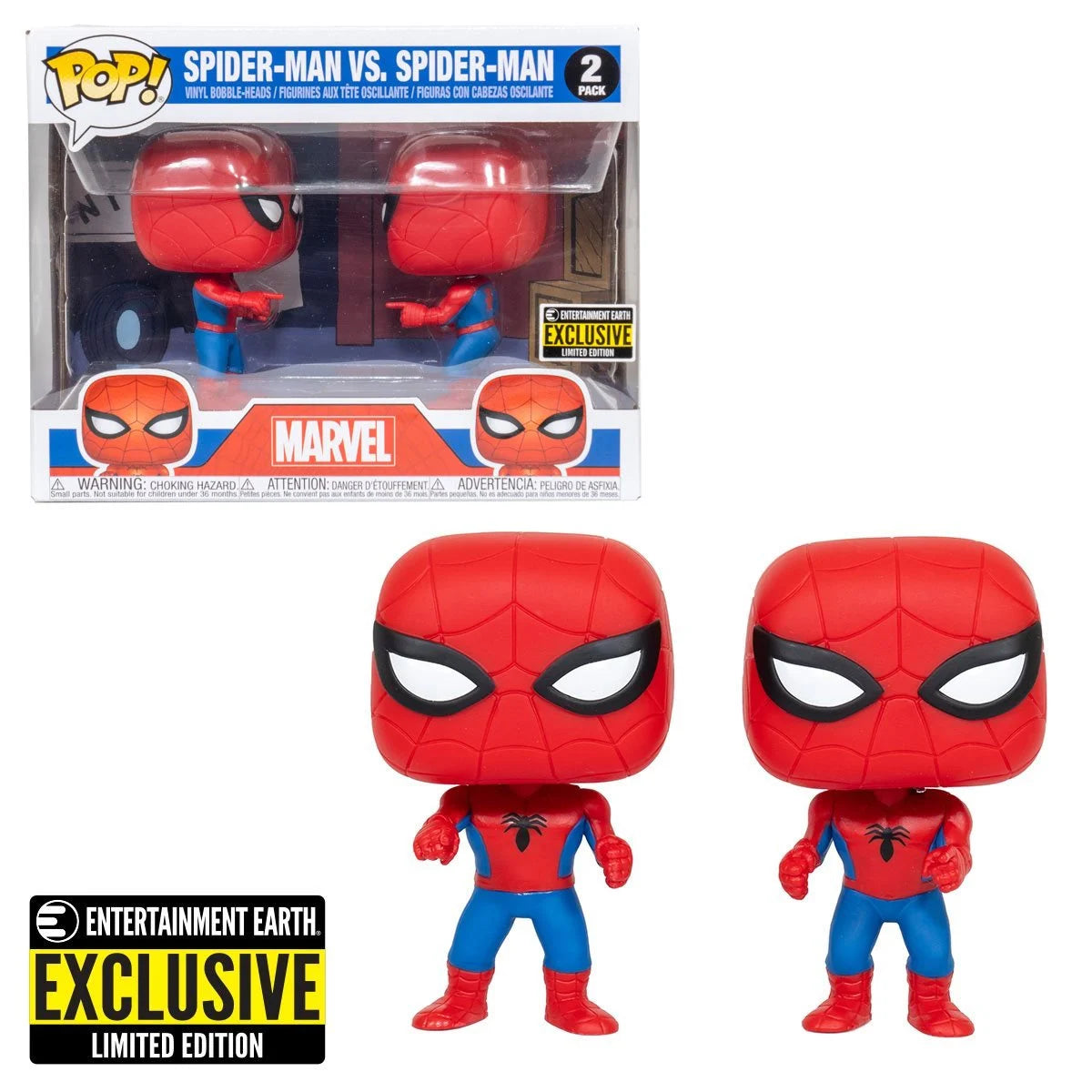 Funko Pop! Exclusive Spider-Man Imposter Pop! Vinyl Bobble-Heads, 2 Pa –  Party Expert