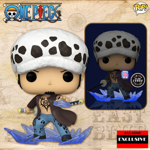 Funko Pop! Animation: One Piece - Trafalgar Law #1016 AAA Anime Exclusive (Common) w/free 0.45mm Pop Shield Protector