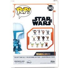 Load image into Gallery viewer, Funko Pop!  Star Wars: The Mandalorian Hologram GITD Entertainment Earth Exclusive #345 w/Free 0.45mm Pop Protector