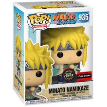 Load image into Gallery viewer, Funko Pop! Naruto Shippuden: Minato Namikaze AAA Anime Exclusive #935 Chase w/free 0.45mm Pop Shield Protector