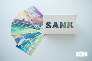 Good Night - Low Poly 3 pack bundle by Sank Toys *Pre-Order* with 2 sets of Postcards signed by artist