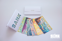 Load image into Gallery viewer, Good Night - Low Poly 3 pack bundle by Sank Toys *Pre-Order* with 2 sets of Postcards signed by artist